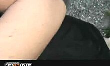 Sizzling hot busty blonde gf blows on dick!