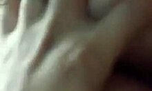 Big white pale ass takes his schlong in homemade couple sex