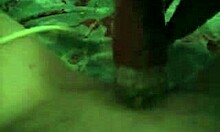 Brave teen brunette masturbates with pink vibrator in POV. Her shaved pussy glistens as she explores.