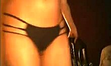 hooker wearing black lingerie about to gets smacked