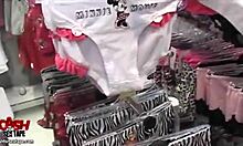 Slut sucks cock hard!