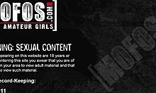 Racing Chick Stands In Garage