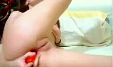 Solo GF, are you watching this skinny gal get naughty with anal toys?