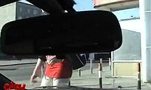 Very cheap hooker arrives at her client's house for a private meeting