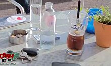 Guy in white pants, are you receiving fellatio from that experienced slut in the car?