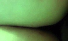 Big white pale ass takes his schlong in homemade couple sex