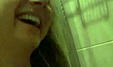 Teen chicks in shower ask, Want to see us fool around with banana?