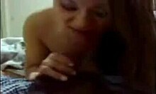 Sweet Bimbo Intensely Deep Throats Cock With Ball Licking