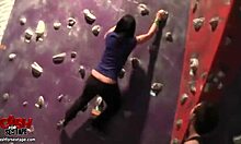 Black-Haired Teen 18+ Makes Intense Eye Contact While Sucking Dick