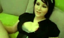 pasty goth chick with big butt gets doggystyled by tanned stud