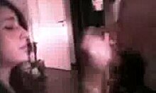 18 yo exgf about to do nice deep throat on webcam