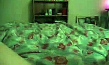 Brave teen brunette masturbates with pink vibrator in POV. Her shaved pussy glistens as she explores.