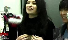 Slut sucks cock hard!