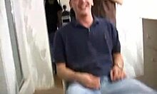 Fucking my ex-girlfriend nastily at a party in front of everyone, POV blowjob and anal