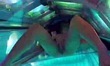 Sweet Pierced Barbie Rests In Tanning Booth