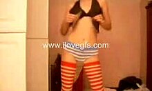 18 Yo Babe Poses Solo In Kinkiest Outfit On Webcam