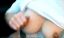 road trip video of girlfriend masturbating in the car