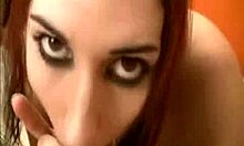 Emo Slut Making Eye Contact During a Slow, Wet Blowjob