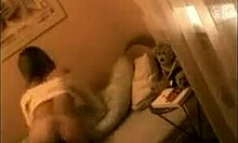 Hot teen strap-on threesome in army reality