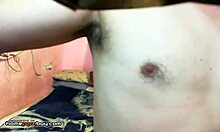 Attractive latina grips bed in intense missionary fucking