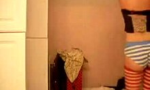 18 Yo Babe Poses Solo In Kinkiest Outfit On Webcam