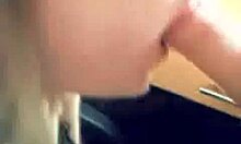 my curvy blonde gf is gettin smacked in doggystyle, suckin my cock and masturbatin