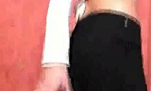 Oh man, this sexy brunette slut is deep throating her boyfriend's hard cock like a pro, with those big pretty tits bouncing.