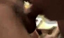 blonde teen deepthroats cock on her knees