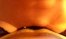 Naughty Ex Girlfriend On Her Knees Performs Deep Throat With Passion. She Sucks Cock In POV Wearing Stockings.