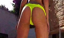 Blonde Babe Undresses Outdoors For A Relaxing Solo Session