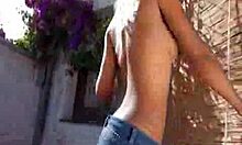 Blonde Babe Undresses Outdoors For A Relaxing Solo Session