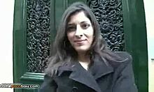 Slender Bodied French Cutie Feasts On Two Cocks