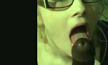 Intense Emotions In Caucasian Slut Sucking Big Black Cock