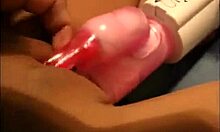 Curvy Latina Uses New Dildo