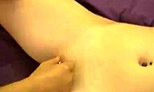 Tiny Vixen Feels Intense Pleasure Stimulating Her Clit