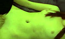 Tiny Vixen Feels Intense Pleasure Stimulating Her Clit