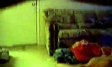 Young woman attempts to relax during an intense session.