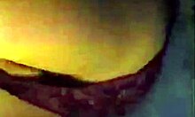 girl with red nails fingers her unshaved pink pussy