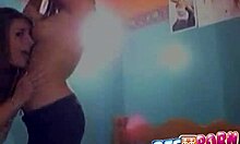 Two girlfriends TEASING with GIRL-ON-GIRL PUSSY TOYING