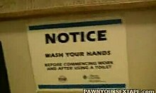 My cute girlfriend sucks my cock in front of the mirror