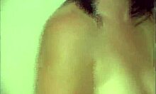 Chubby Brunette Women Undress In The Bathroom