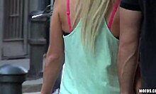 i'm watching my amazing girlfriend get fingered and fucked in public bed