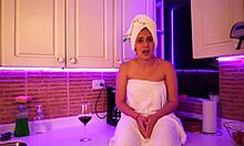 Hot Latina Babe Gets Horny in Interview