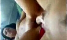 Bedroom girlfriend video shows tanned chick getting pounded hard