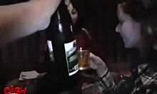 18 yo smiles while cleaning curves