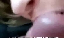 Blonde Teen Oral In Car