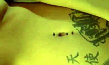 Kinky barbie masturbates her pink pussy in front of mirror