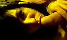 i'm obsessed with this brunette amateur's passionate blowjob and cum in mouth session