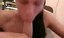 Cute brunette amateur sucks cock in homemade pov