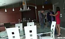 Neighbor Seduced in Outdoor Shower Encounter